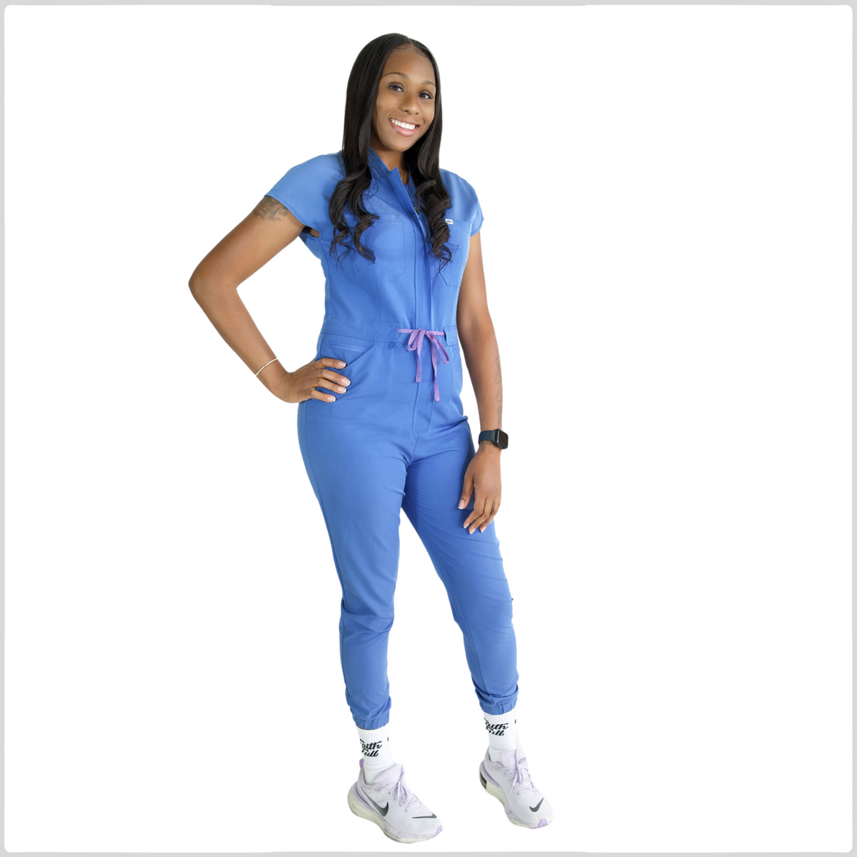 CEIL BLUE JOGGER JUMPSUIT – VIBEZ