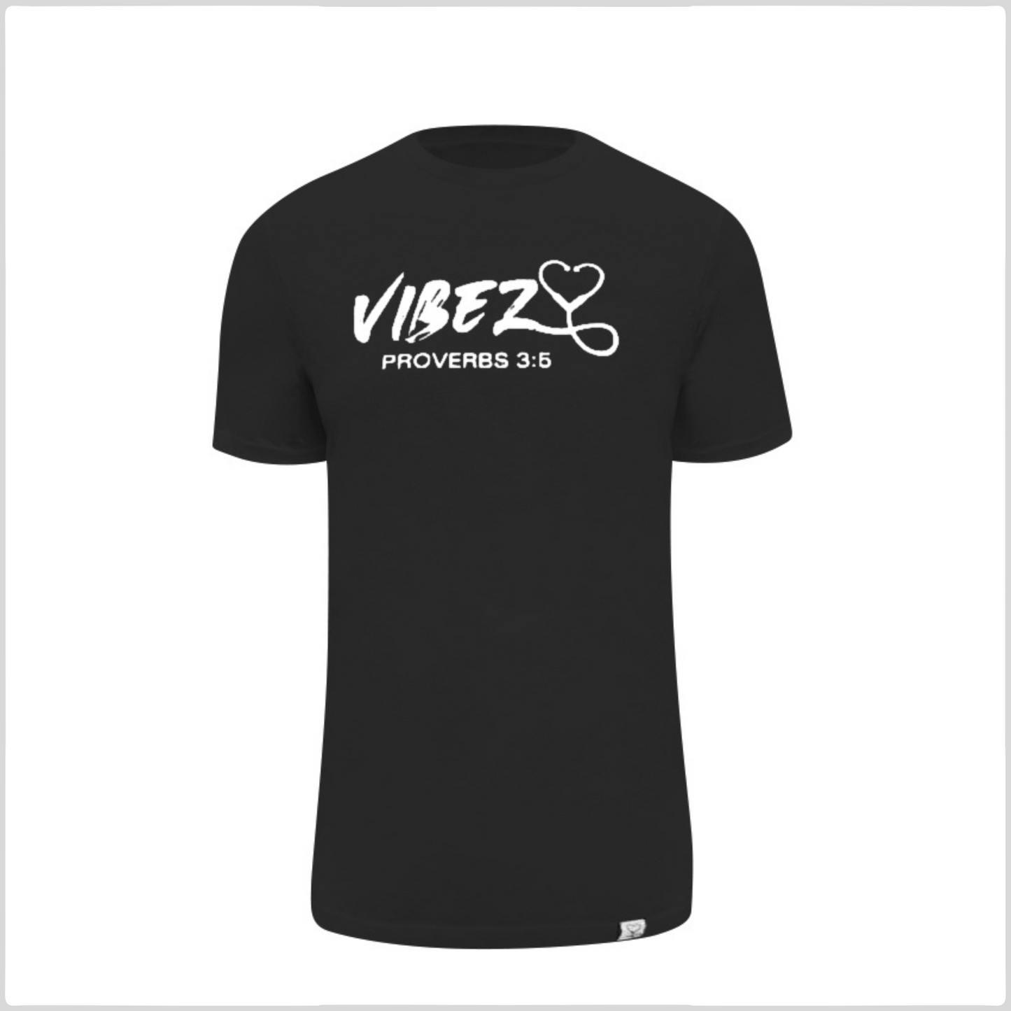 PROVERBS 3:5 BLACK T- SHIRT