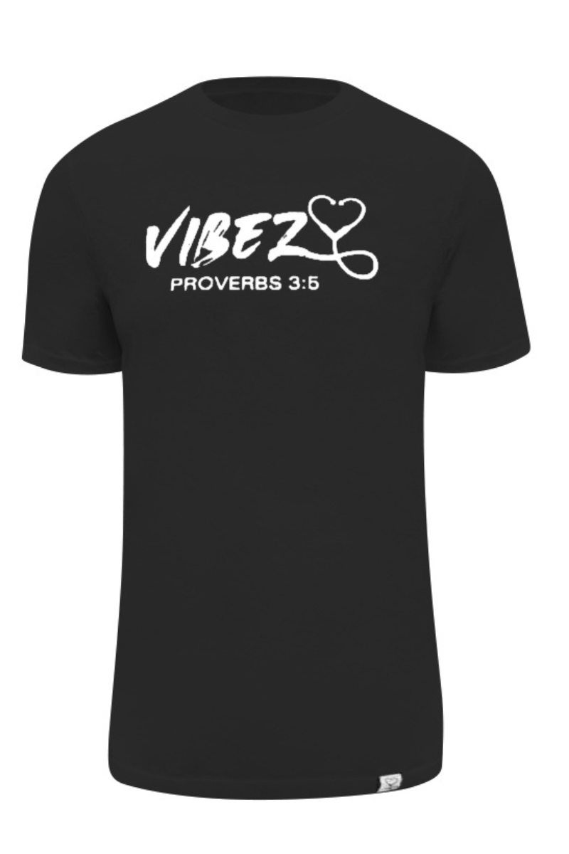 PROVERBS 3:5 BLACK T- SHIRT