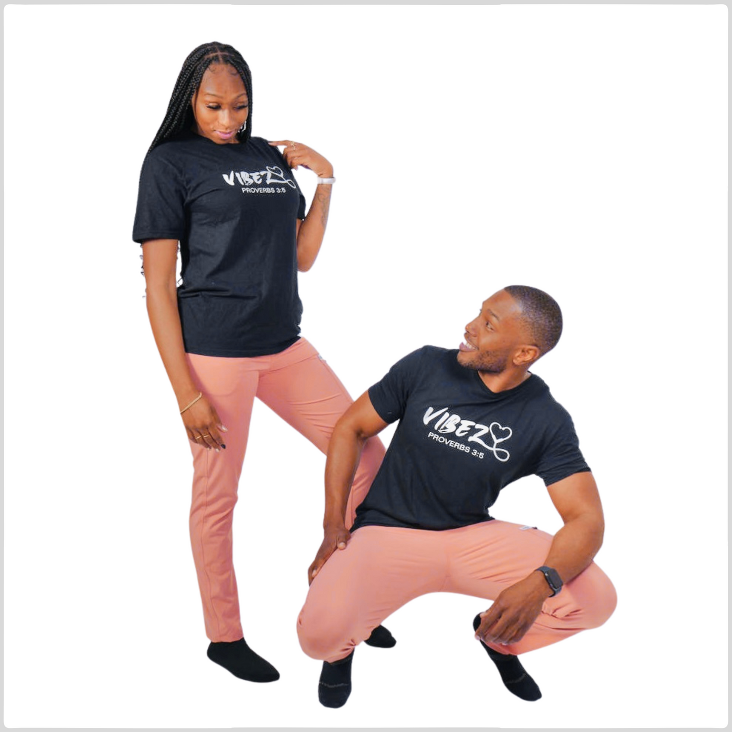 PROVERBS 3:5 BLACK T- SHIRT